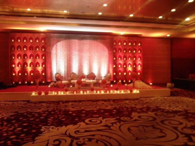good stage and light setup for wedding delhi